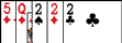 3 Of A Kind - poker hand