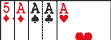 4 Of A Kind - poker hand